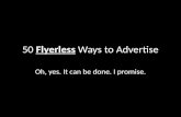 50 Flyerless Ways to Advertise, Part II