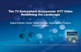 The TV Everywhere Ecosystem and how OTT Video Redefining the Landscape
