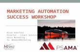Marketing Automation Workshop - Puget Sound American Marketing Association
