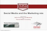 Social Media and the Marketing Mix