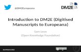 Sam Leon - Introduction to DM2E