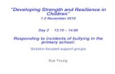 Responding to incidents of bullying primary school