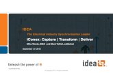 iConex: IDEA's Text-to-EDI Solution - Mark Toffoli, ecmarket; Mike Wentz, IDEA