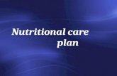 NUTRITIONAL CARE PLAN