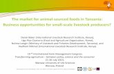 The market for animal-sourced foods in Tanzania: Business opportunities for small-scale livestock producers?