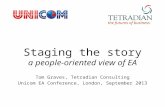 Staging the story: a people-oriented view of enterprise-architecture