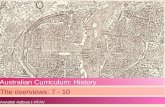 Australian Curriculum History - how to deal with the overviews
