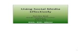 Using Social Media Effectively pdf with notes - GSAE