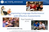 S5   effective assessments - actfl