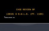 Case review by ojo arifayan