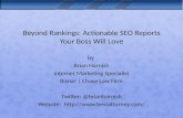 Beyond Rankings - Actionable SEO Reports Your Boss Will Love