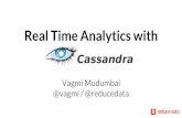 Real Time Analytics with Cassandra