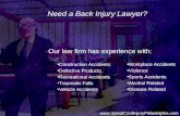 Back Injury Lawyer