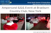 Ampersand &&& Event at Braeburn Country Club, New York