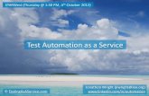 STARWest - Test Automation As A Service - Track