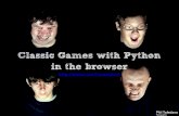 Classic Games with Python in the browser