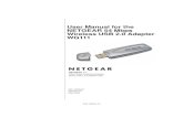 User Manual for the NETGEAR 54 Mbps Wireless USB 2.0 Adapter ...