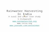 Rainwater harvesting- 2 case studies