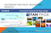 Facebook fan page designing service