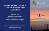Development of Fire Test for Aircraft Seat Cushions