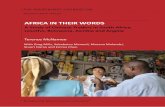 Africa in their words - A Study of Chinese Traders in South Africa, Lesotho, Botswana, Zambia and Angola
