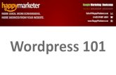 Wordpress 101 Training