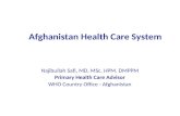 Afghanistan health care system