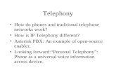 Telephony How do phones and traditional telephone networks work?