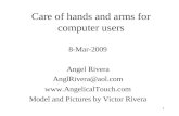Care Of Hands And Arms For Computer Users