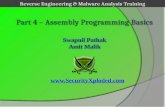 Reversing & Malware Analysis Training Part 4 - Assembly Programming Basics