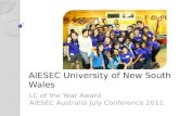 AIESEC UNSW - LC of the Year Award Application