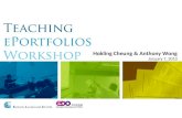 Teaching ePortfolio Workshop (07 Jan, 2010)