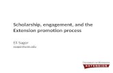 Scholarship, engagement, and the Extension promotion process