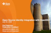 Open Source Identity Integration with OpenSSO