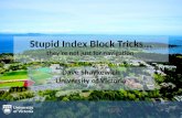 Stupid Index Block Tricks