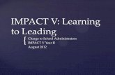 Impact V year2 Charge to Administrators