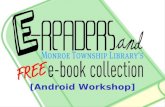 Monroe Township Library e-Books and Android Tablets and Phones