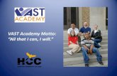 VAST Academy Internship Information