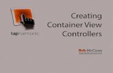 Creating Container View Controllers