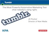 Tumblr The Most Powerful Automotive Marketing Tool  (that nobody's using right)