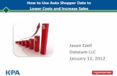 How to Use Auto Shopper Data to  Lower Costs and Increase Sales