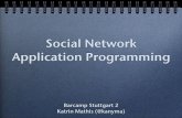 Social Network Application Programming