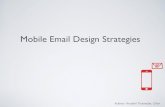 Mobile Email User Experience Strategies
