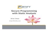 Secure Programming With Static Analysis
