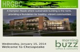 Hampton Roads Green Building Council (HRGBC) 2014 Morning Buzz Chesapeake