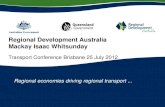 Meeting transport infrastructure demands for the Mackay-Whitsunday region