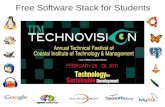 Free software stack for students