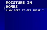 How does moisture get into homes ? Homeowner VERSION