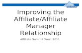 Improving the Affiliate/Affiliate Manager Relationship