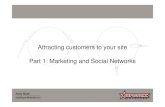 3. Attracting Customers To Your Site - Marketing and Social Networks